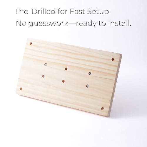 Little Library Mount for 4 x 4 Post, Wooden Base Platform