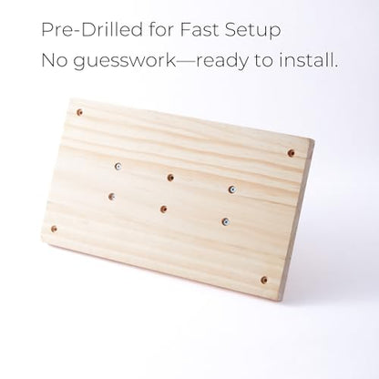 Little Library Mount for 4 x 4 Post, Wooden Base Platform