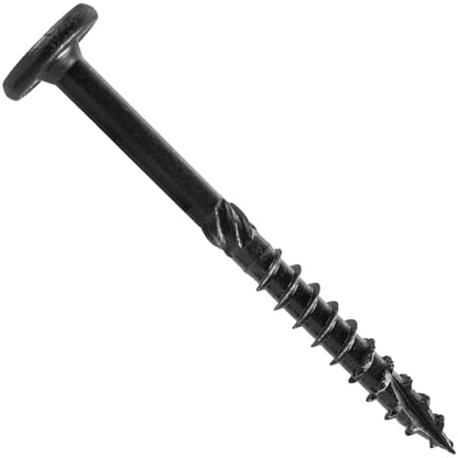Jake Sales 15x3 Black Wafer Head Structural Lag Screws. Used for Log Construction, Timber Framing, Laminated Beams and Pole Barns Among Other Uses. T-30 Torx/Star Drive (Full Box ~750 Screws) - size: 3"
