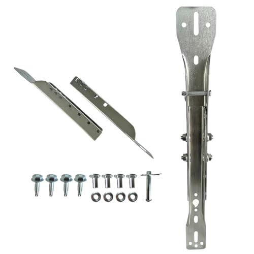 Garage Door Opener Reinforcement Bracket, Adjustable 18"–24" Heavy Steel