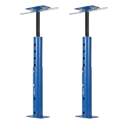Garvee 2 Pack Jack Post, 19"-36" Height Range, House Floor Jack for Leveling, 18000 LBS Lifting Joist Beam Basement Jacks, Adjustable House Jacks for Lifting - color: Blue/19"-36"