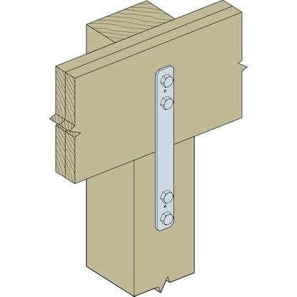 Simpson Strong-Tie PS218 PS 2 in. x 18 in. Hot-Dip Galvanized Piling Strap