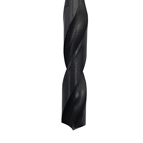 14mm(9/16-Inch) Reduced Shank Drill Bit, 1/2” Shank High Speed Steel Twist Drill Bit HSS-9341 for Aluminum Plate Copper Wood Stainless Steel - size: 14mm