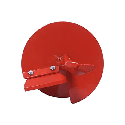 THUNDERBAY 6 Inch Diameter 36 Inch Long Earth Auger Bit with Fishtail Point and Patent Shock Spring - color: w/ Patent Shock Spring, size: 6-Inch Diameter