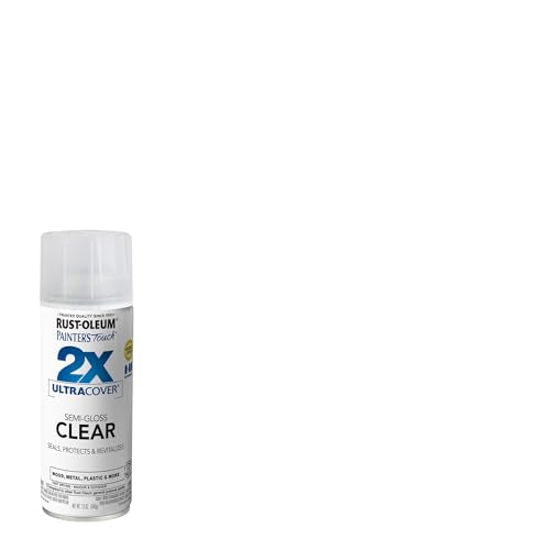 Rust-Oleum 249859 Painter's Touch 2X Ultra Cover Spray Paint, Semi-Gloss Clear, 12 Ounce (Pack of 4) - color: Semi-Gloss Clear, size: 12 Ounce (Pack of 4)