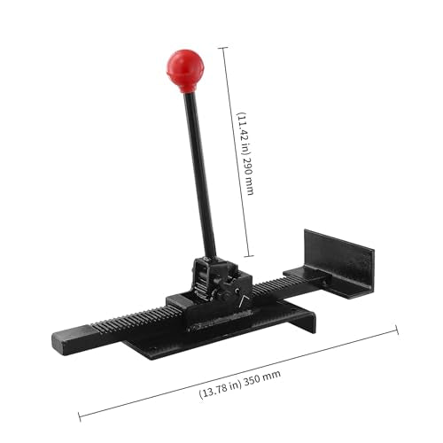 KEILEOHO Black Flooring Jack, Heavy Duty Hardwood Flooring Tool - color: Black