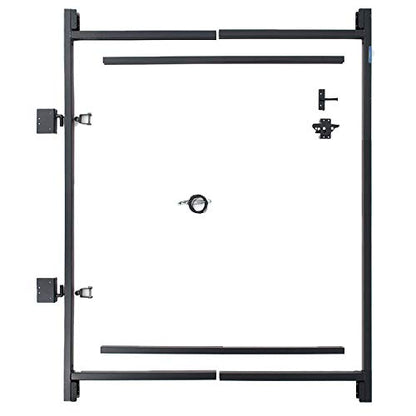 Adjust-A-Gate Wide 3 Rail Plus Standard Gate Kit Bundle, Black, 2 Kits