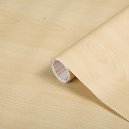 d-c-fix 346-0219 Decorative Self-Adhesive Film, Maple Wood, 17" x 78" Roll (Pack of 7) - size: 17.7"W x 78.7"L (Pack of 7)