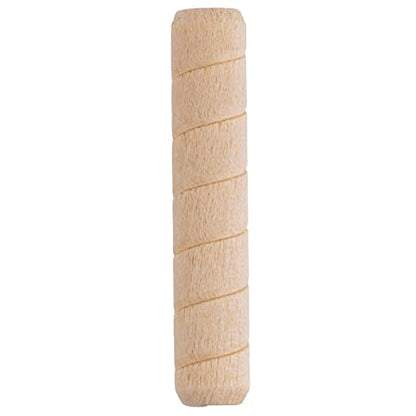 Spiral Grooved Hardwood Dowel Pins | 3/8" X 2" | Pack of 50 Approx. | Wooden Furniture Dowel Pins for Strong Connection | Furniture Making, Refurbishing or Crafts | UA-620-W - size: 3/8" X 2"