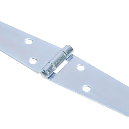 Geesatis 6 inch Strap Hinges Heavy Duty Gate Hinges Cabinet Latch,6Pcs - color: Silver, size: 6inch(6Pcs)