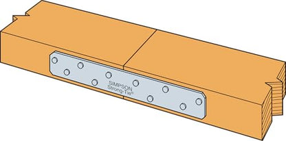 Simpson Strong-Tie Hardware Bracket HRS8 - Heavy Strap Tie, Strong Tie Brackets - 8 in, 50 Count
