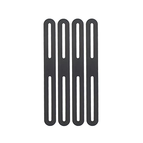 4 PCS Flat Straight Brace Brackets Mending Plates Repair Fixing Bracket with Slot, ULIFESTAR Heavy Duty Thicken SUS Corner Brace for Wood,Metal Bracket for Furniture Shelf Bed Table-8.27x0.94x0.12'' - size: Black 8.27 x 0.94 x 0.12 inches