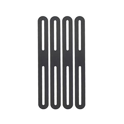 4 PCS Flat Straight Brace Brackets Mending Plates Repair Fixing Bracket with Slot, ULIFESTAR Heavy Duty Thicken SUS Corner Brace for Wood,Metal Bracket for Furniture Shelf Bed Table-8.27x0.94x0.12'' - size: Black 8.27 x 0.94 x 0.12 inches