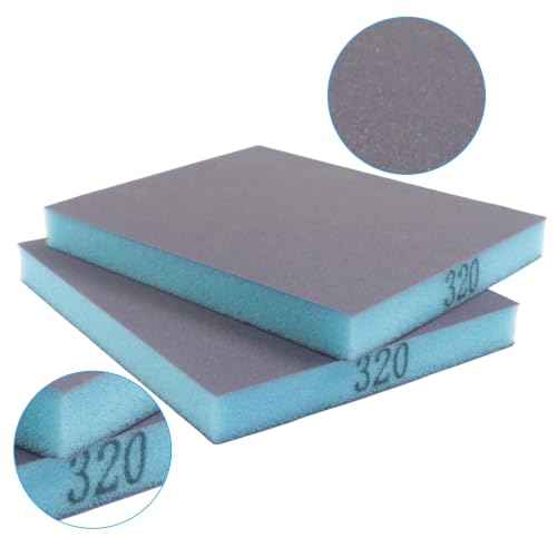 12 Pcs 320 Grit Sanding Sponge - size: #320
