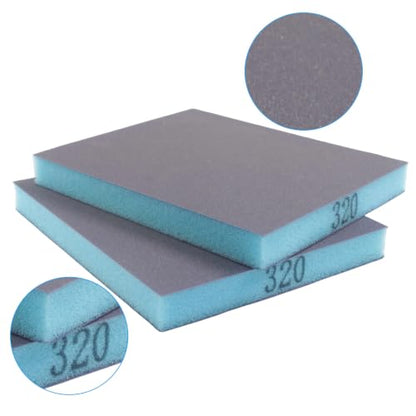 12 Pcs 320 Grit Sanding Sponge - size: #320