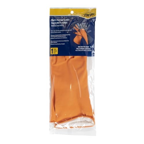 QEP Heavy-Duty Latex Multipurpose Gloves (1 pair)