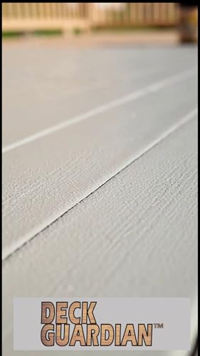 DECK GUARDIAN Elastomeric Deck Paint and Coating – Dove Gray - 1 Gallon - color: Dove Gray, size: 128 Fl Oz (Pack of 1)