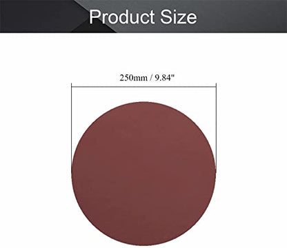 Heyiarbeit 10pcs 10" 250mm Sanding Discs 2000 Grits Self Stick Adhesive Back Aluminum Oxide Sandpaper - style: 2000#