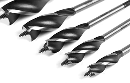 WEN DB613A 6-Piece Tri-Flute Auger Drill Bit Set with Carrying Case - style: Auger Bit Set