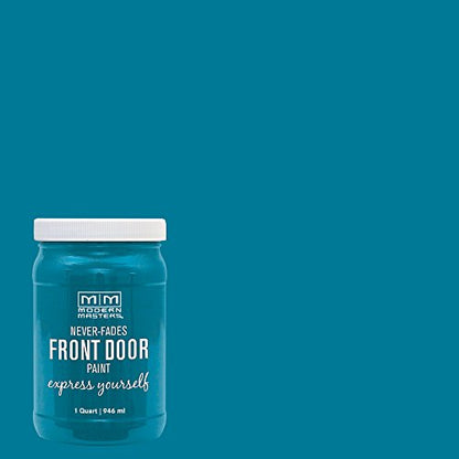 Modern Masters 296681 Front Door Paint, Quart, Satin Tranquil - color: Satin Tranquil