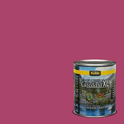 Rodda Paint CASCADIA XL Exterior Satin Paint & Primer in One, Quart, Can Can - color: Can Can, size: 32 Fl Oz (Pack of 1)