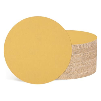 50Pcs Sanding Discs 3In 100Grit Hook and Loop Sandpapers Yellow - color: Yellow, size: 3 Inch(100 Grit)