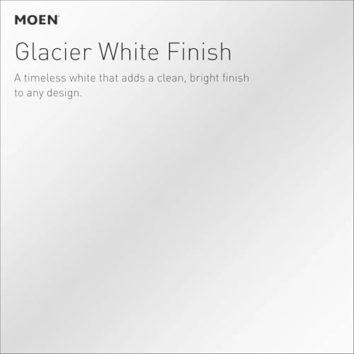 Moen R8924W Bathroom Safety 24-Inch Grab Bar with Concealed Screws, Glacier White - color: Glacier, size: 24 Inch