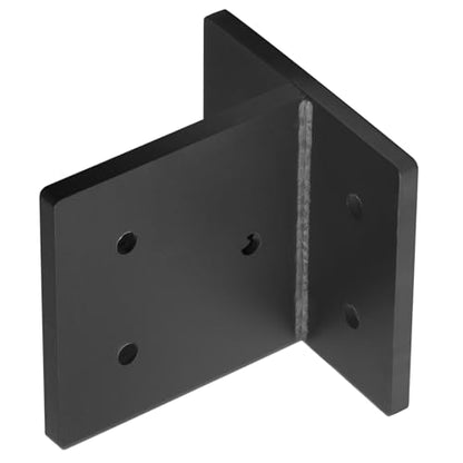 2 Pcs 8x8 Concealed Post Base, Heavy Duty Knife Plate Bracket