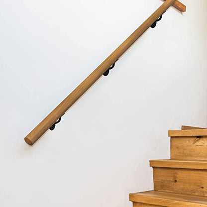 Design House Jumbo Handrail Bracket, Matte Black - color: Matte Black, size: 1.06 L x 1.06 W x 1.38 H