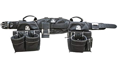 Gatorback B140 Professional Carpenter & Framer Tool Belt Combo, Small - size: Small - 26"-31" Waist