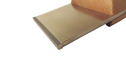 Amznoone Super Scraper Double Edge Solid Carbide Scraper 1/8" Thick by 2” Wide by 1.75” Long Blade w/Solid Wood Handle Overall Length 7.75" SS-2