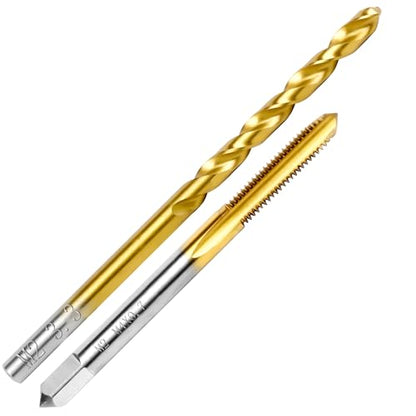 M4x0.7 Tap and 3.3mm Drill Bit for Metal,M2 HSS Metric Drill and Tap Set - size: M4 x 0.7 Tap, 3.3mm Drill