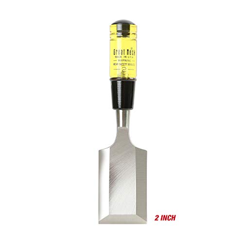 GreatNeck 1049 Professional Quality Wood Chisel, 2 Inch - size: 2-Inch