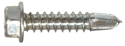 Hillman Self Drilling Hex Washer Head Screw 1/4 Inch"-14 x 3/4 Inch", 20 Pack 2665