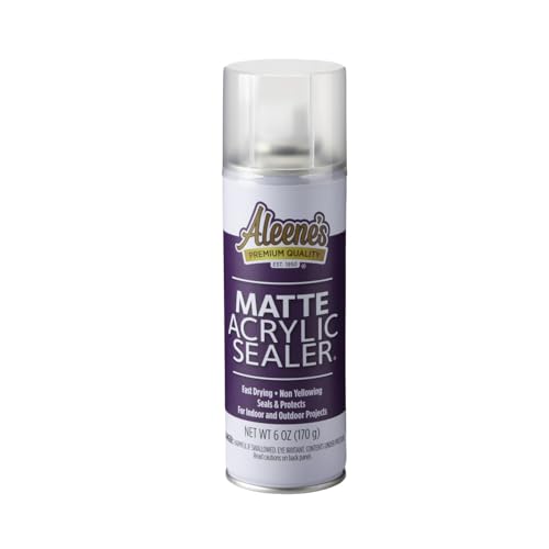Aleene's Spray Acrylic Sealer, Matte Clear Finish, 6 oz - color: Clear - Matte