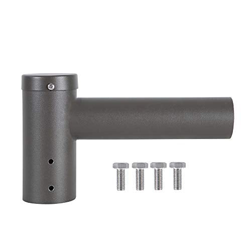 Mounting Bracket Accessories Single Spoke Tenon Adapter for Outdoor Shoebox Lighting, Parking Lot Light, Street Light Fixture Mount with Slip Fitter Mount(2 3/8inch) - size: T Shape Single Spoke Adapter