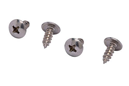 No. 6 x 1/2" Stainless Truss Head Phillips Wood Screw, (100 pc), 18-8 (304) Stainless Steel Sheet Metal Screws, Type A Point, Plain Finish by Bolt Dropper, ssd Screws - size: #6 x 3/8"