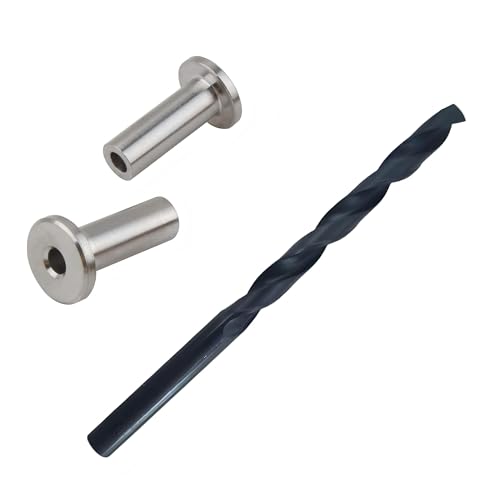 20‑Pack T316 Stainless Steel Protector Sleeve for 1/8" Wire Rope