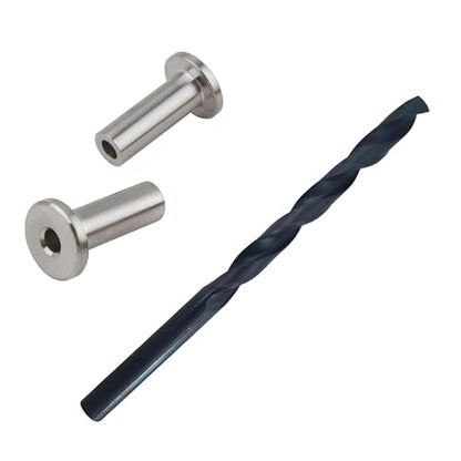 20‑Pack T316 Stainless Steel Protector Sleeve for 1/8" Wire Rope