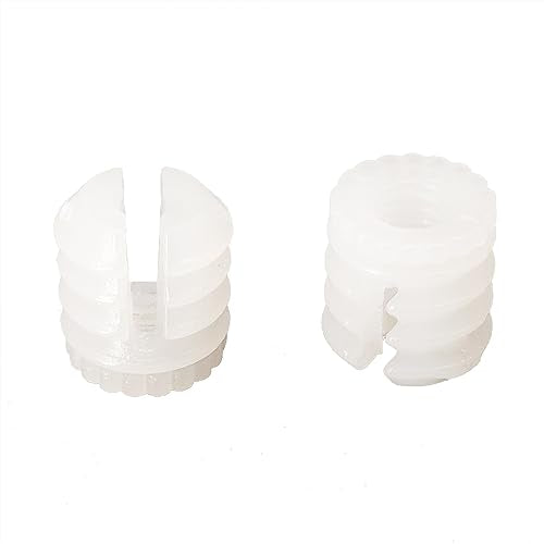 Plastic Dowel Plastic Hinge Dowel Inserts (100, 0.34"x0.39"(8.7mmx10mm) Split) - size: 0.34"x0.39"(8.7mmx10mm) Split