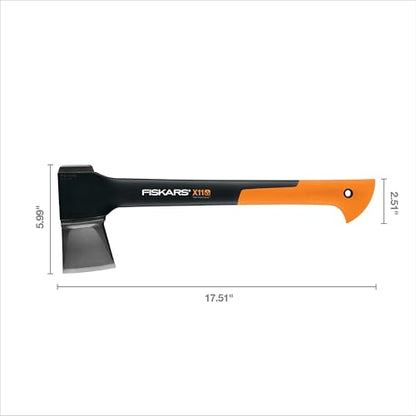 Fiskars X11 Splitting Axe 17", for Small Logs, Kindling & One-Handed Use - style: 18" Splitting Axe