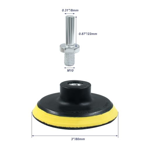 Luomorgo 3 Inch Hook & Loop Backing Pad Orbital Sander Polisher - style: 3 Inch