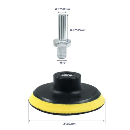 Luomorgo 3 Inch Hook & Loop Backing Pad Orbital Sander Polisher - style: 3 Inch
