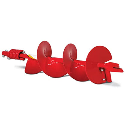 Earthquake EA8F 8-Inch Diameter 36-Inch Long Earth Auger with Fishtail Point and Flex Coil Shock Spring - size: 8-Inch Diameter