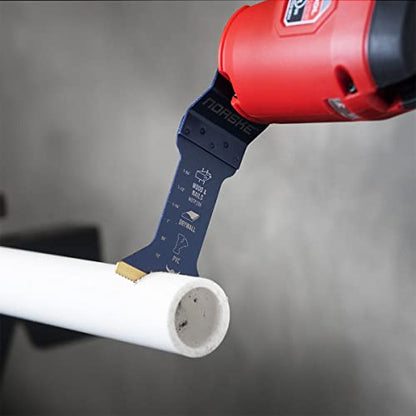 Norske Tools NOTP208 1-3/4 inch Wood & Metal Flush Cut Titanium Oscillating Multi Tool Accessory Blade - style: Titanium 1-3/4”