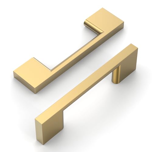 Amerdeco 10 Pack Champagne Bronze Cabinet Pulls 3" - color: Champagne Bronze, size: 3" hole center