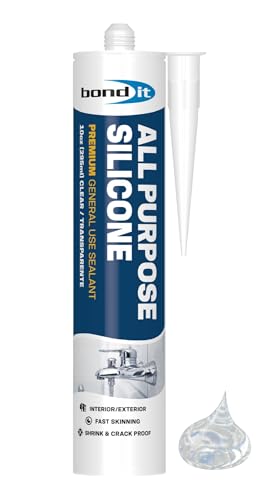 Bond It All Purpose Silicone, Sealant, 10 oz, Clear - color: Clear