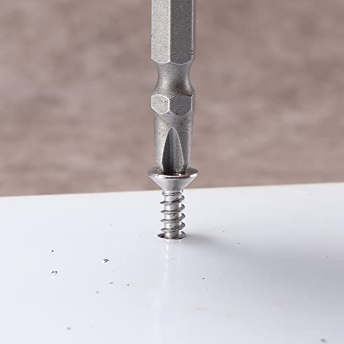 #6 x 1/2" Sheet Metal Screws 100Pcs 410 Stainless Steel Flat Head Fast Self Tapping Screws by SG TZH - size: #6 x 1/2"