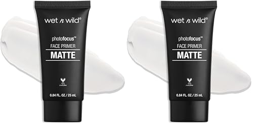 wet n wild Photo Focus Matte Face Primer - Partners in Prime,(Pack of 2) - size: 0.84 Fl Oz (Pack of 2)