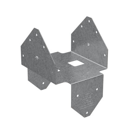 Simpson Strong-Tie BCS2-3/6 BCS Galvanized Post Cap for Triple 2X Beam, 6X Post (Pack of 10)
